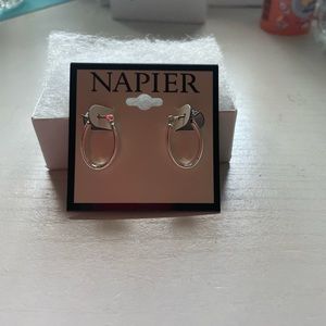 Napier Silver earrings